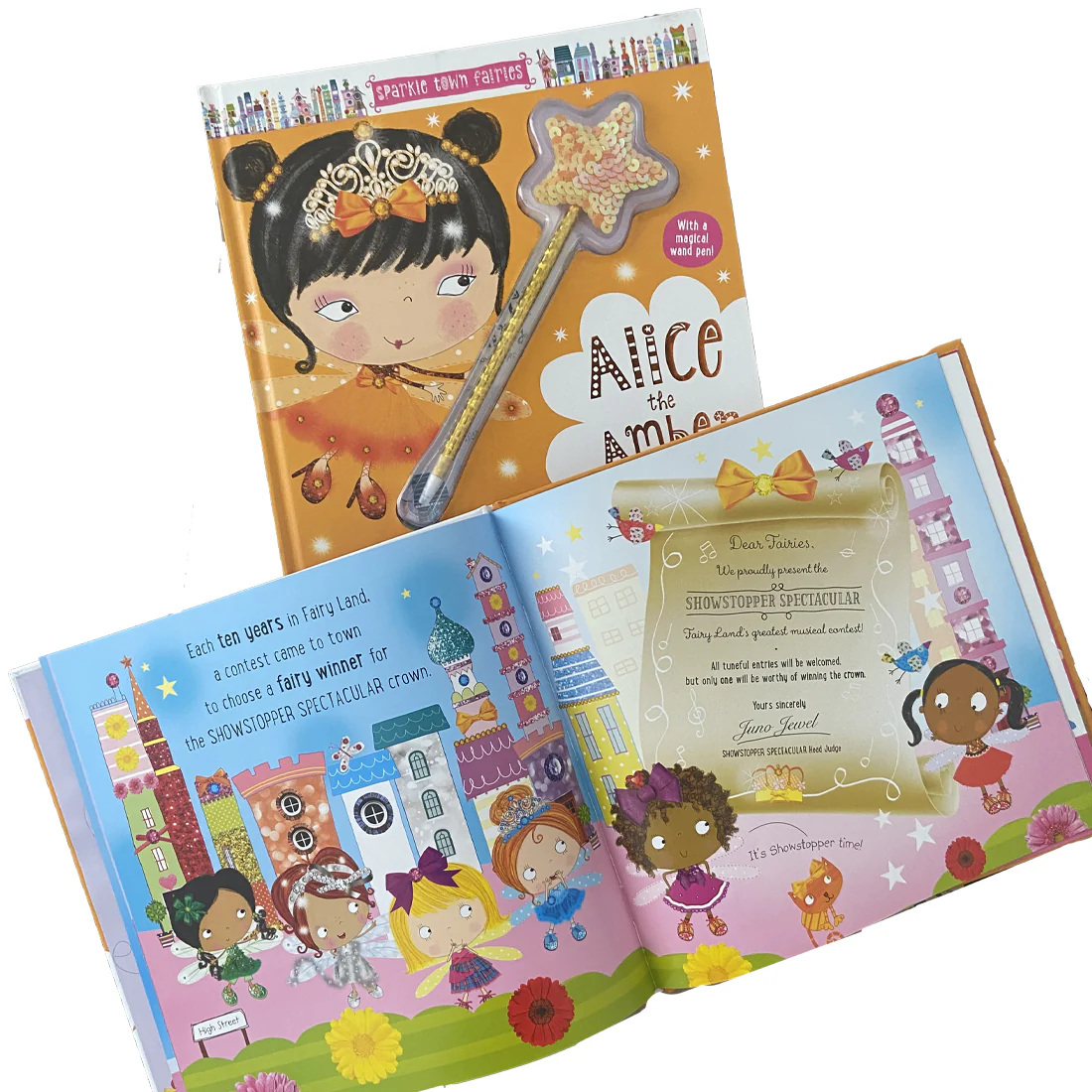 Alice the Amber Fairy Hardback Book with a Magical Pen Wand - Image 5