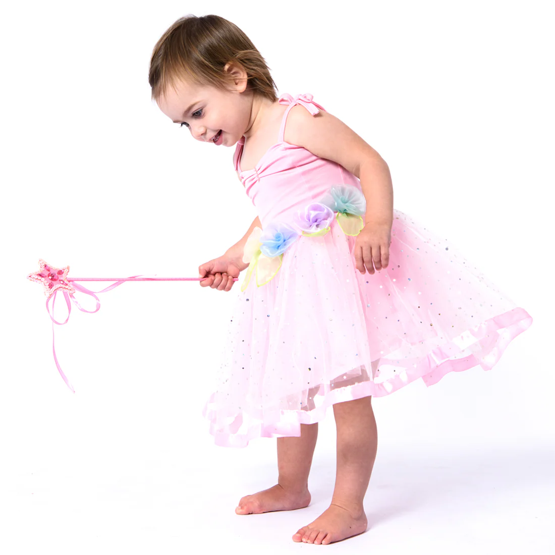 Baby Ballerina Pink Fairy Dress - Image 3