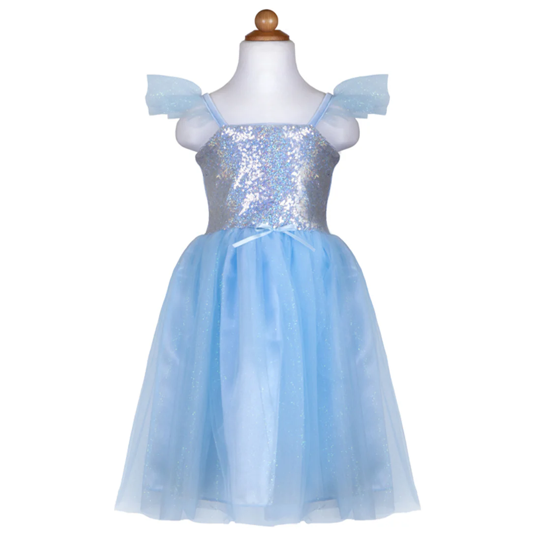 Blue Sequins Fairy Princess Dress - Image 4