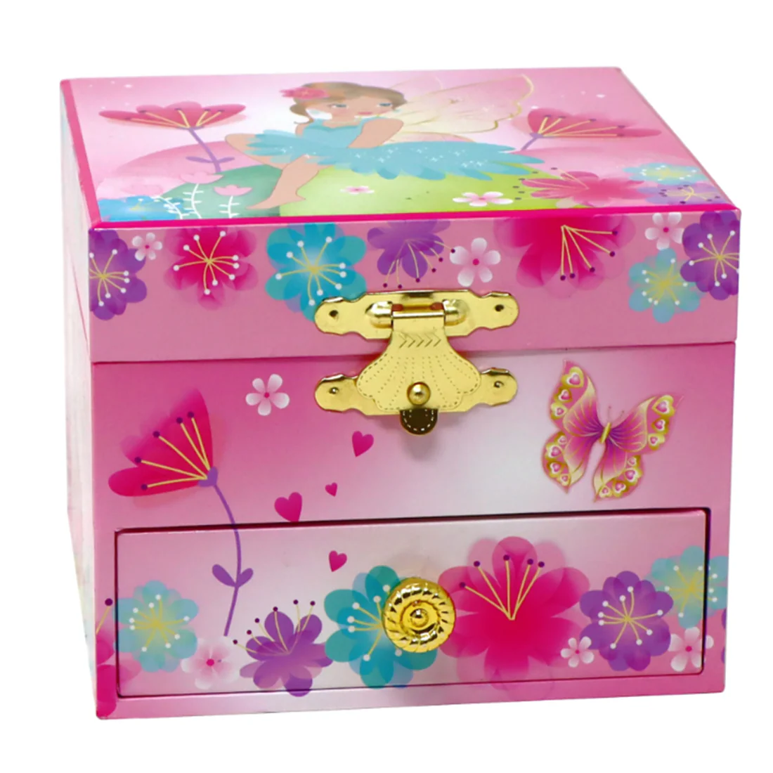 Fairy Butterfly Friends Small Musical Jewellery Box - Image 4
