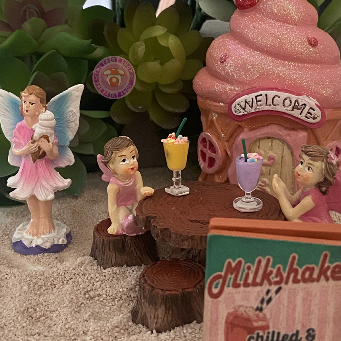 Fairy Garden Summer Ice Cream and Milkshake Set - Image 5