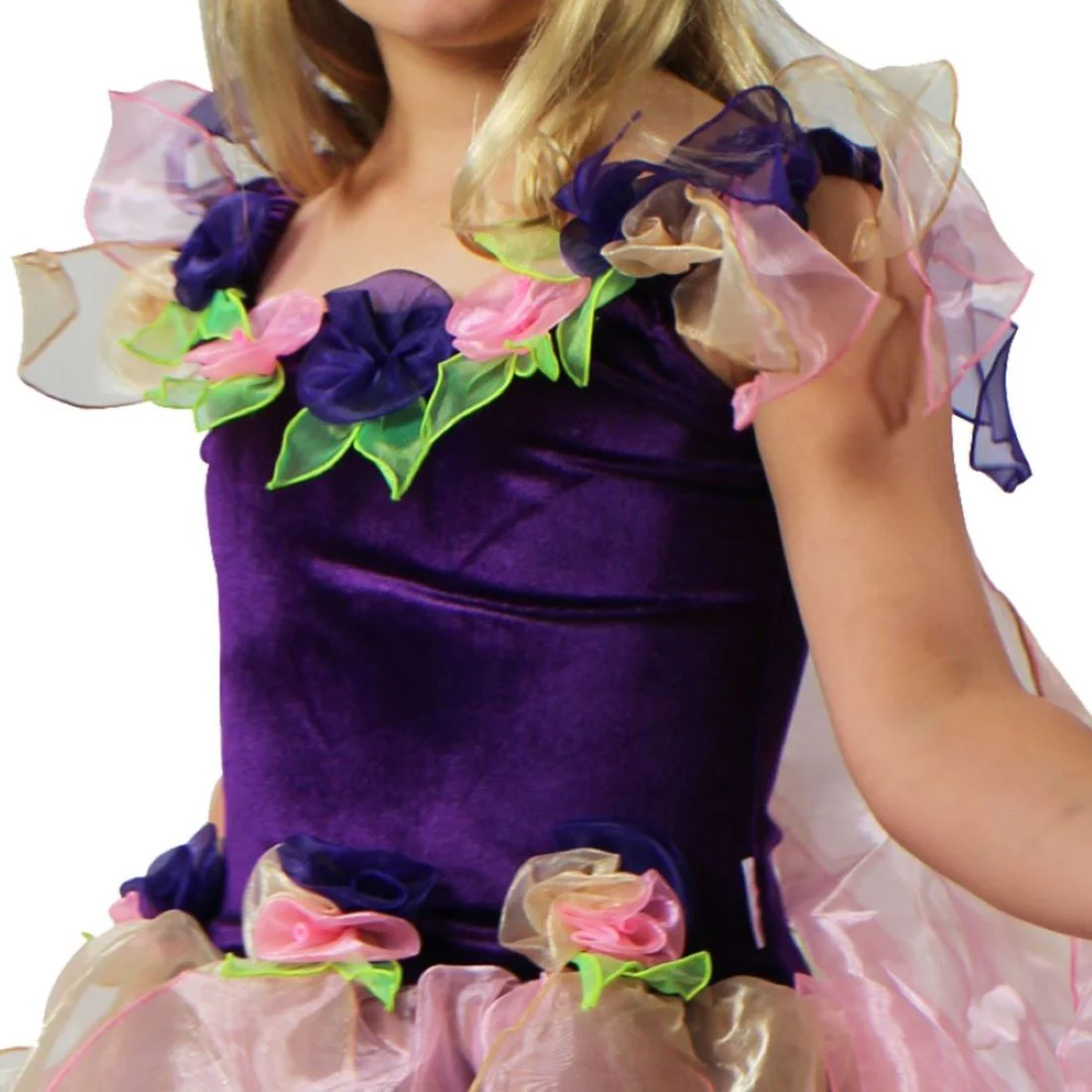 Girls Forest Fairy Dress - Pink and Purple - Image 6