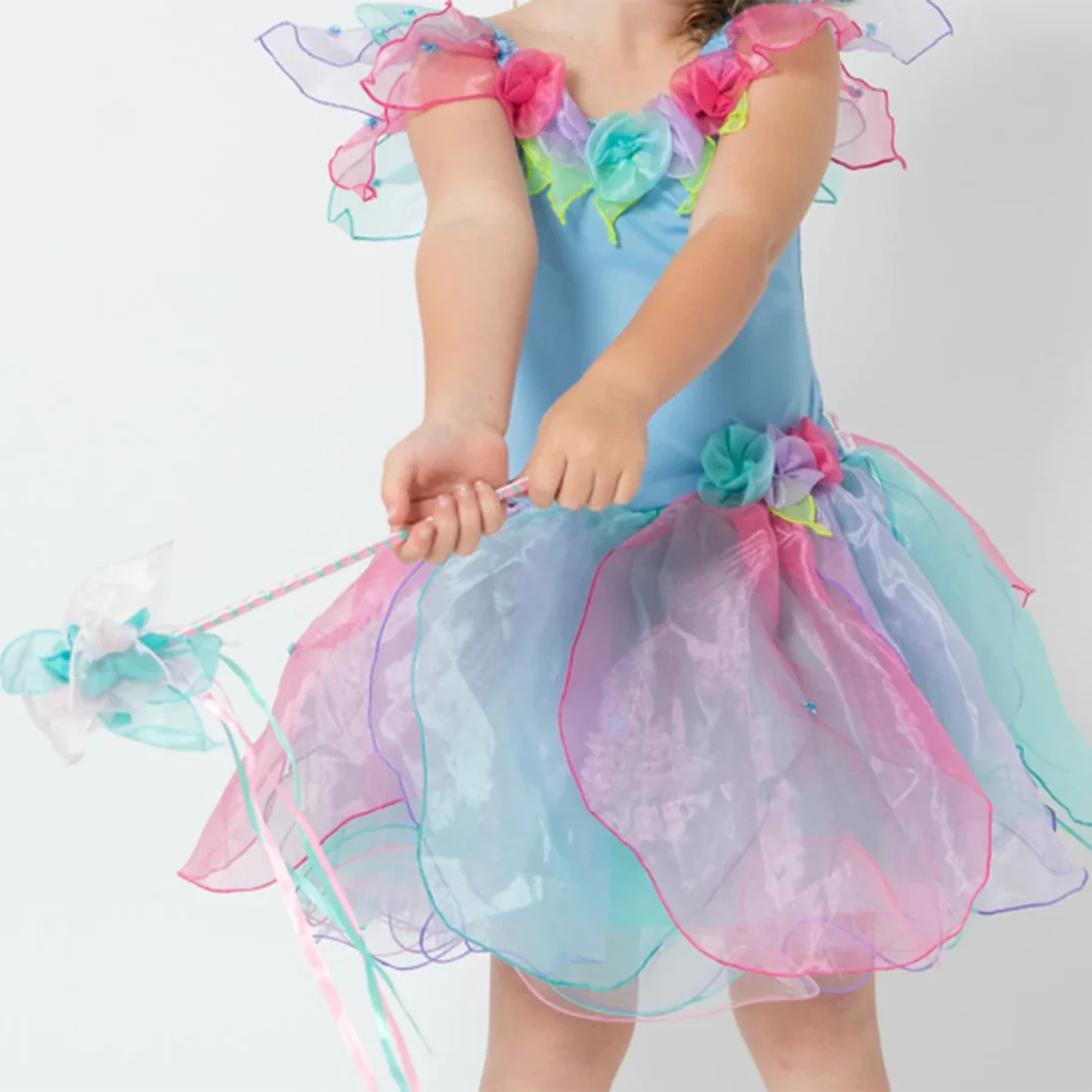 Blue Wish Fairy Dress and Wishing Wand Set - Image 4