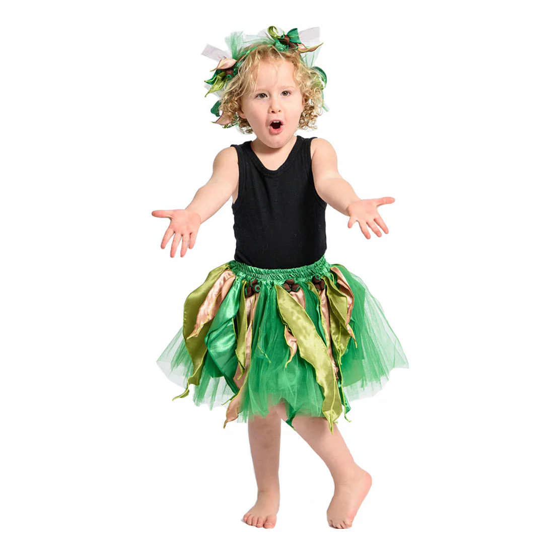 May Gibbs Green Gum Blossom Skirt - Image 3