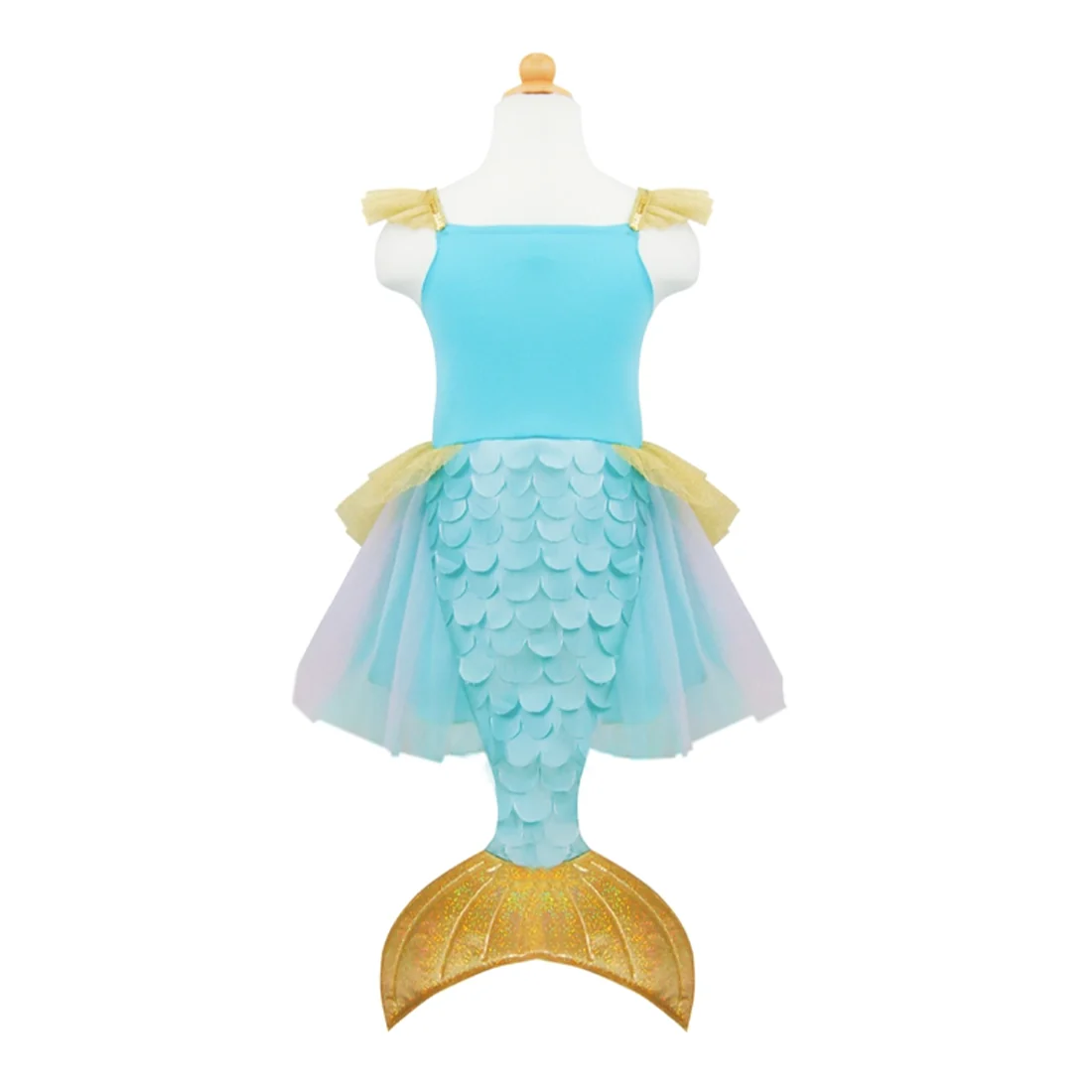 Mermalicious Mermaid Dress with Tail  Size 5-6 - Image 6