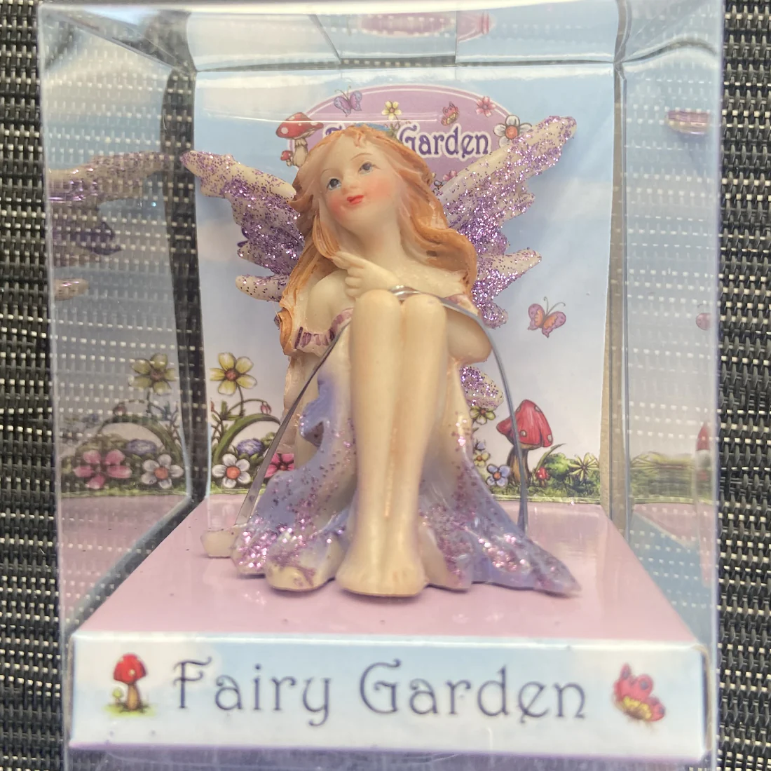 Miniature Glitter Fairy Figurine - Image 4