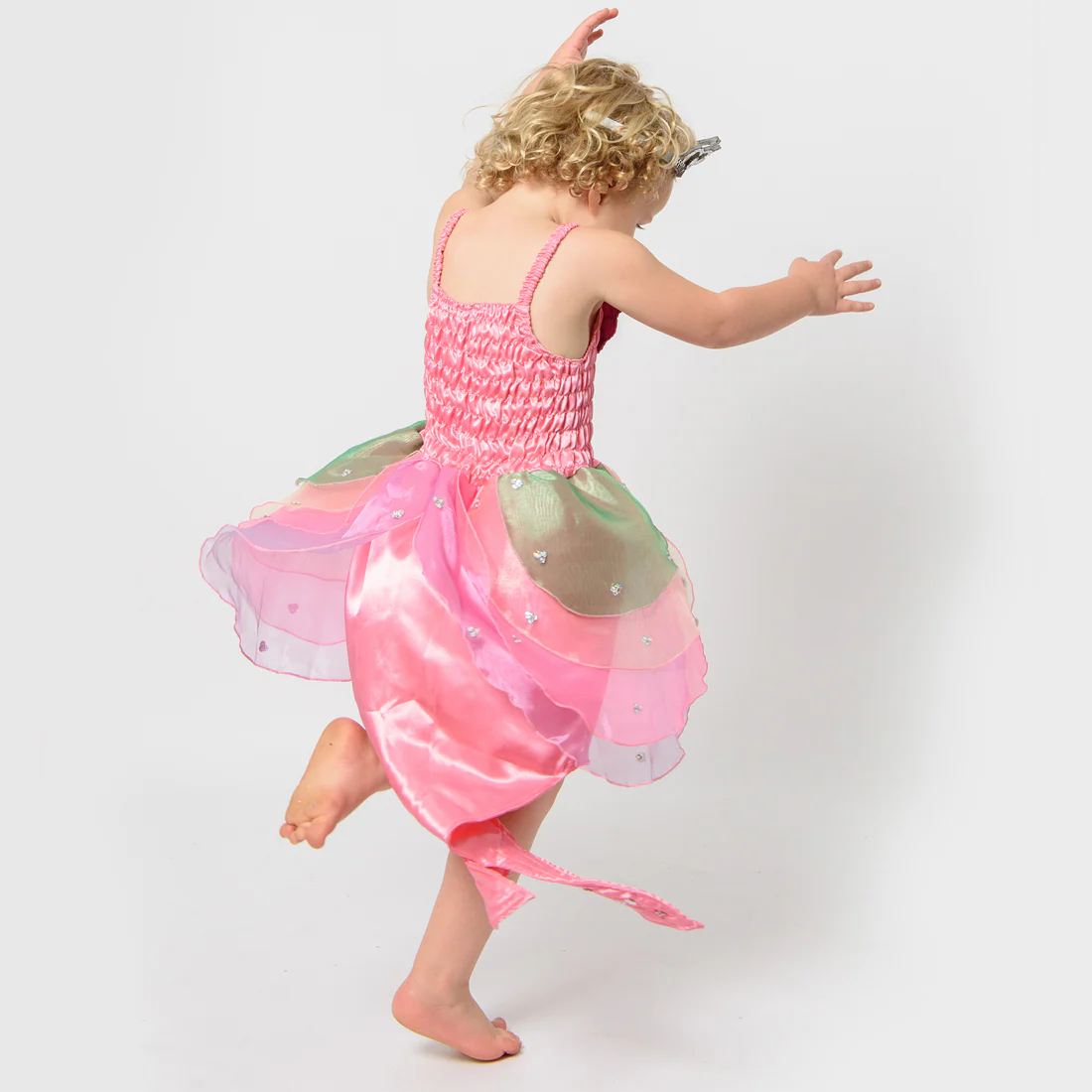 Pink Aqua Mermaid Dress - Image 5