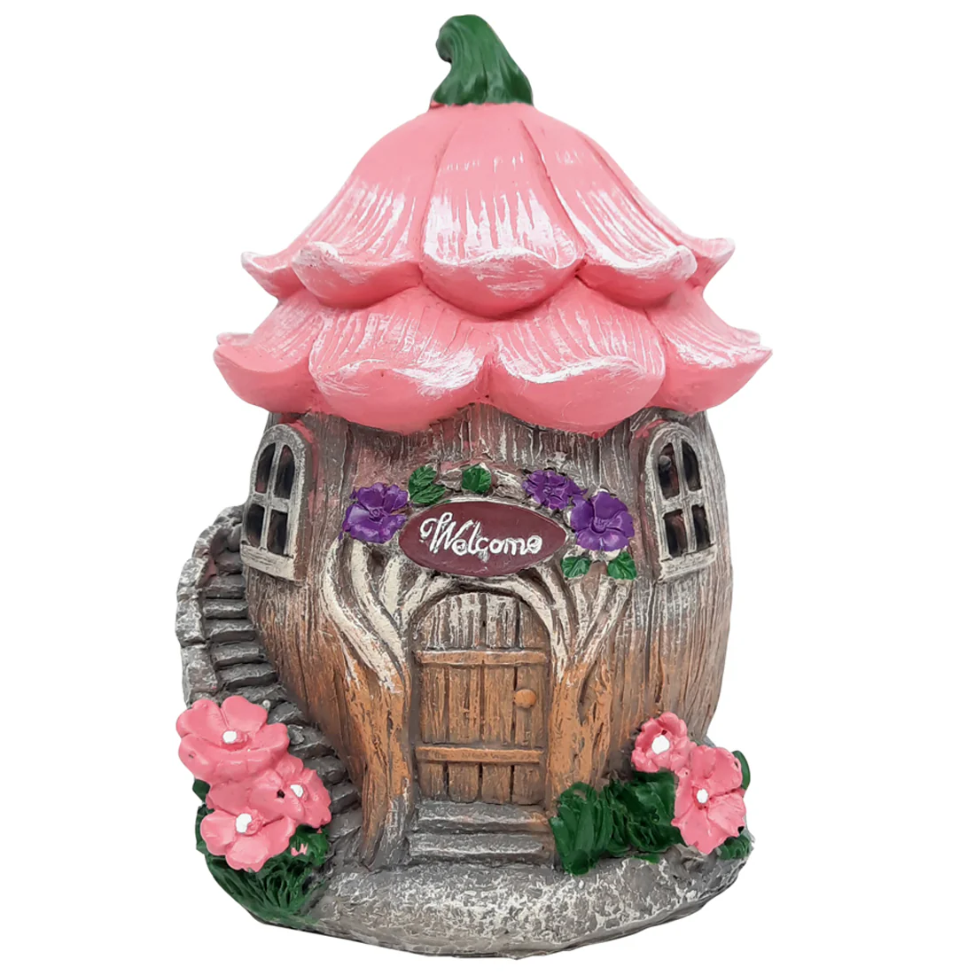 Pink Fairy Welcome Flower House - Image 4