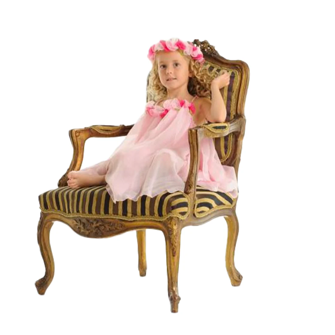 Pink Waterlily Forest Fairy Dress Boho Chic - Image 5