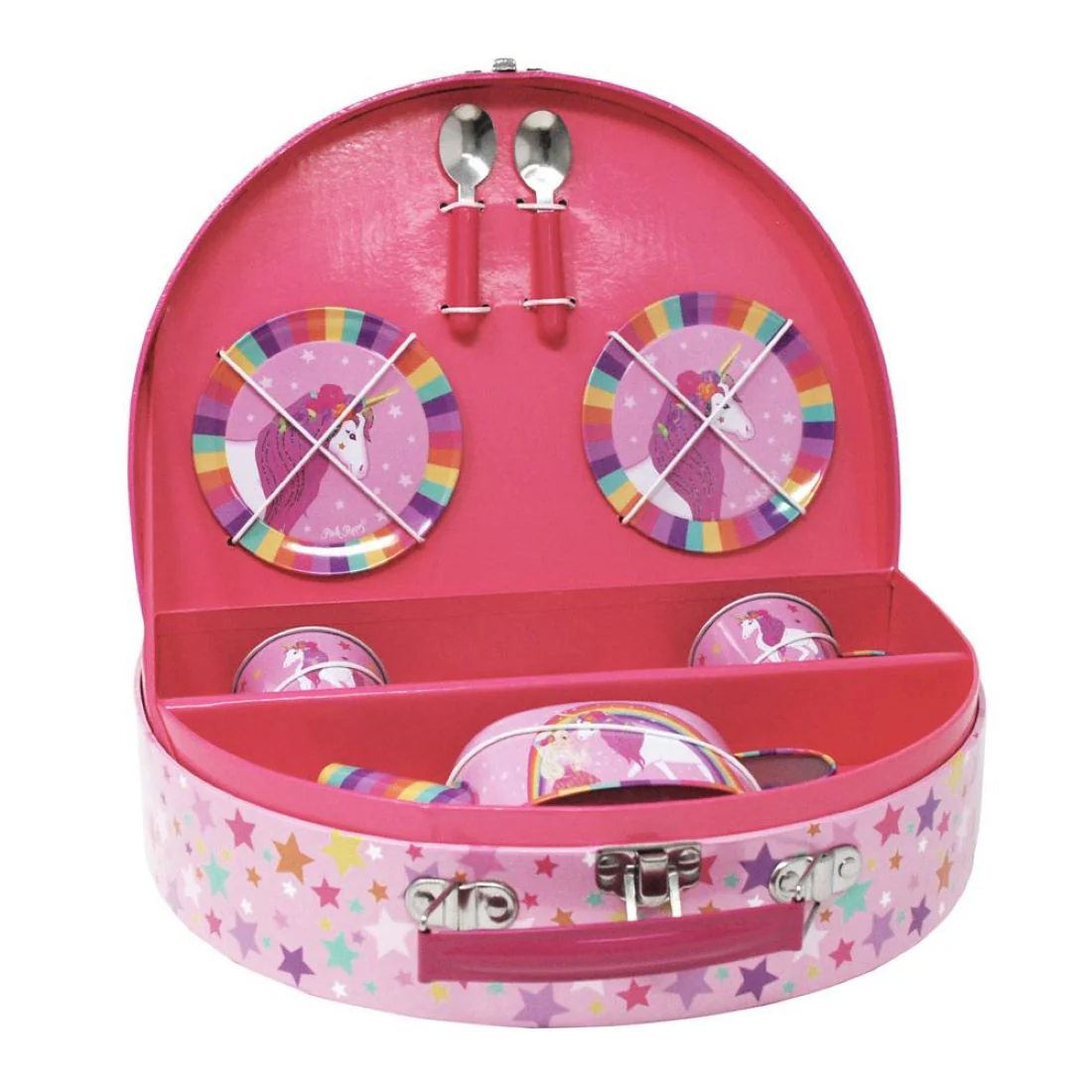 Princess & The Unicorn Tin Tea Set - Image 3