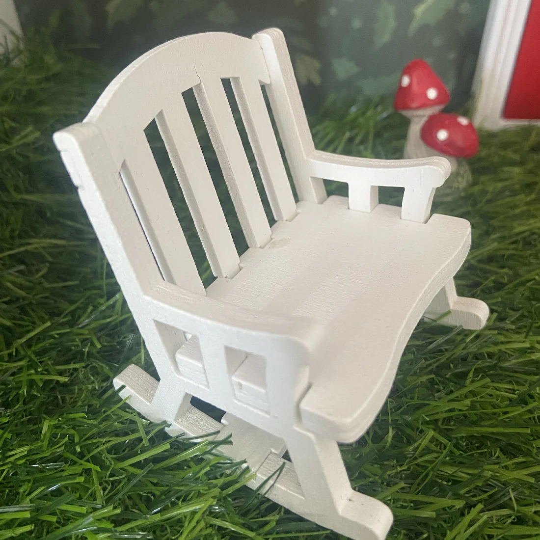 White Fairy Rocking Chair - Image 3